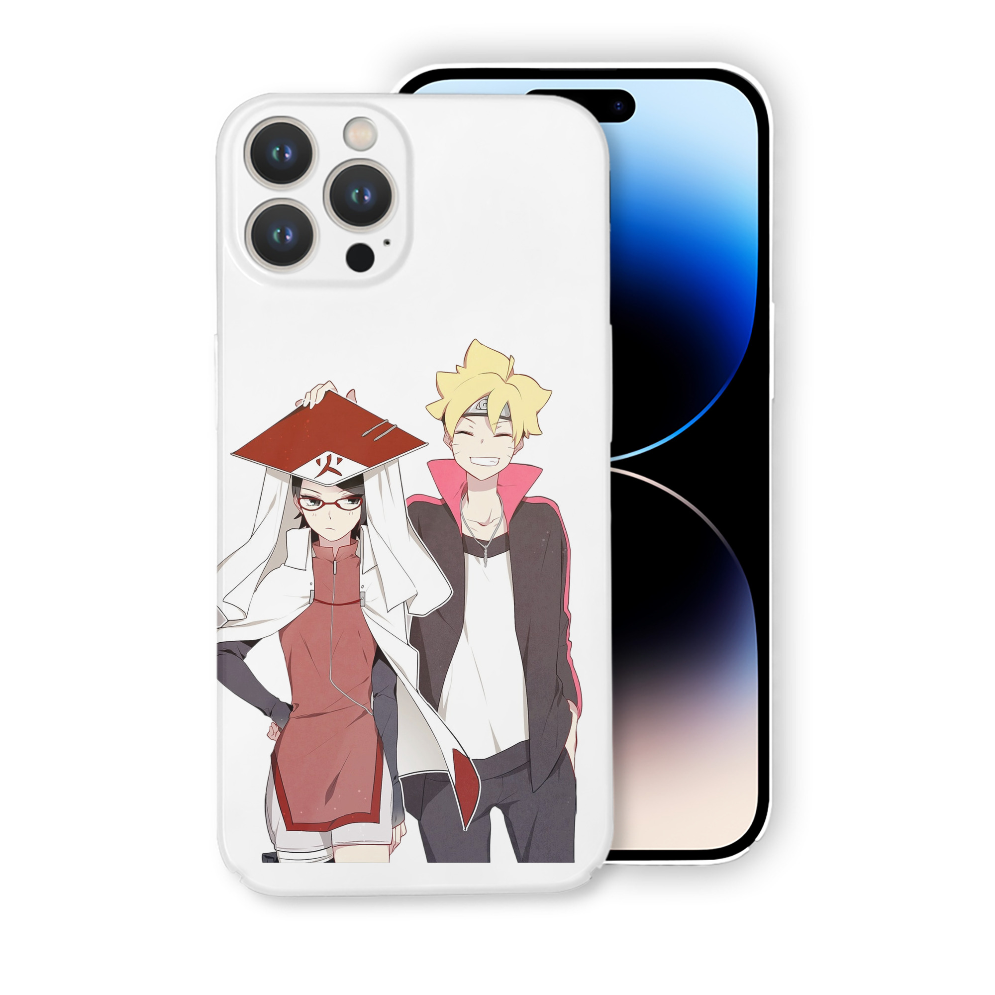 （画像用） NARUTO -ナルト- うちは サラダ Uchiha Sarada 【iPhone 14シリーズ対応】ハードケース
